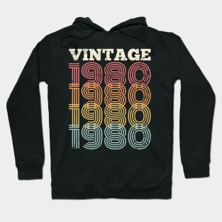 50th birthday gifts for men and women 1980 gift 40 years old Hoodie